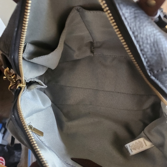 Fossil Black and Brown Crossbody Bag - Picture 4 of 8